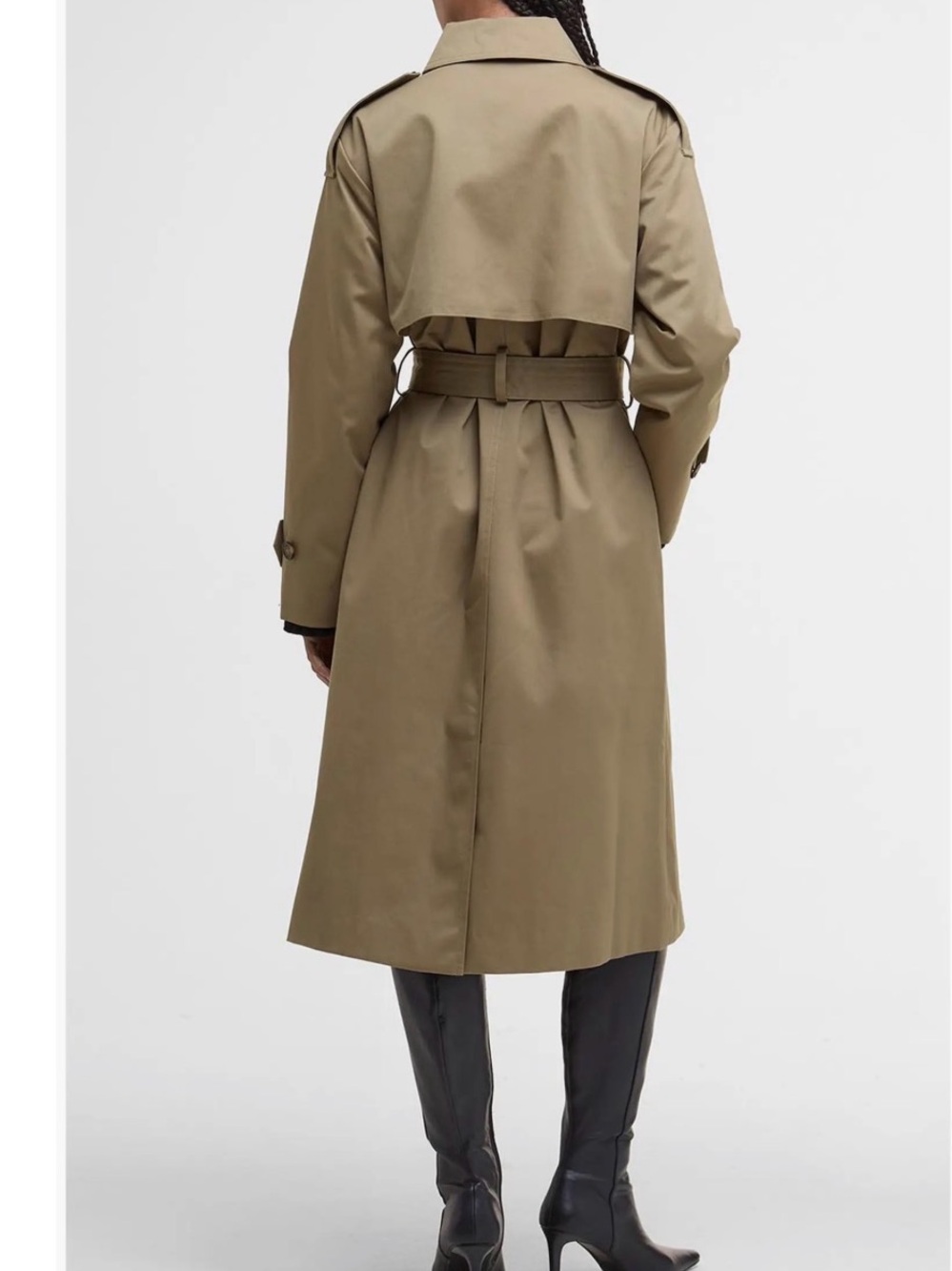 Barbour Aoife Belted Water Resistant Trench Coat - Picture 10 of 13